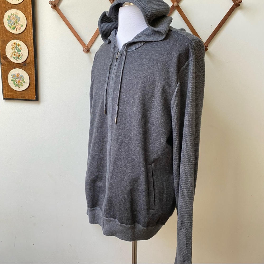 NWT Zachary Prell Cotton Cashmere Zip Hoodie - Picture 10 of 16